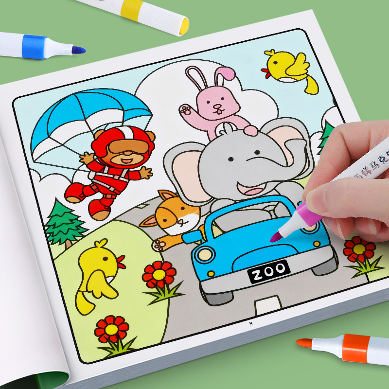 Chalk Bag - Buku Menggambar dan Mewarnai Anak-Anak: Hewan,