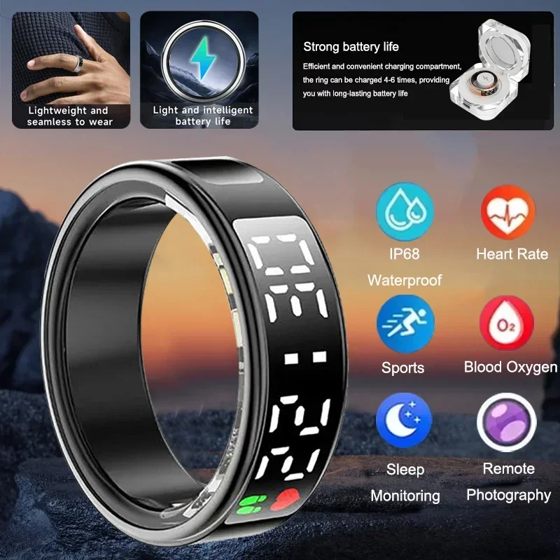 Gymnastic Ring - Cincin pintar untuk pria wanita, detak