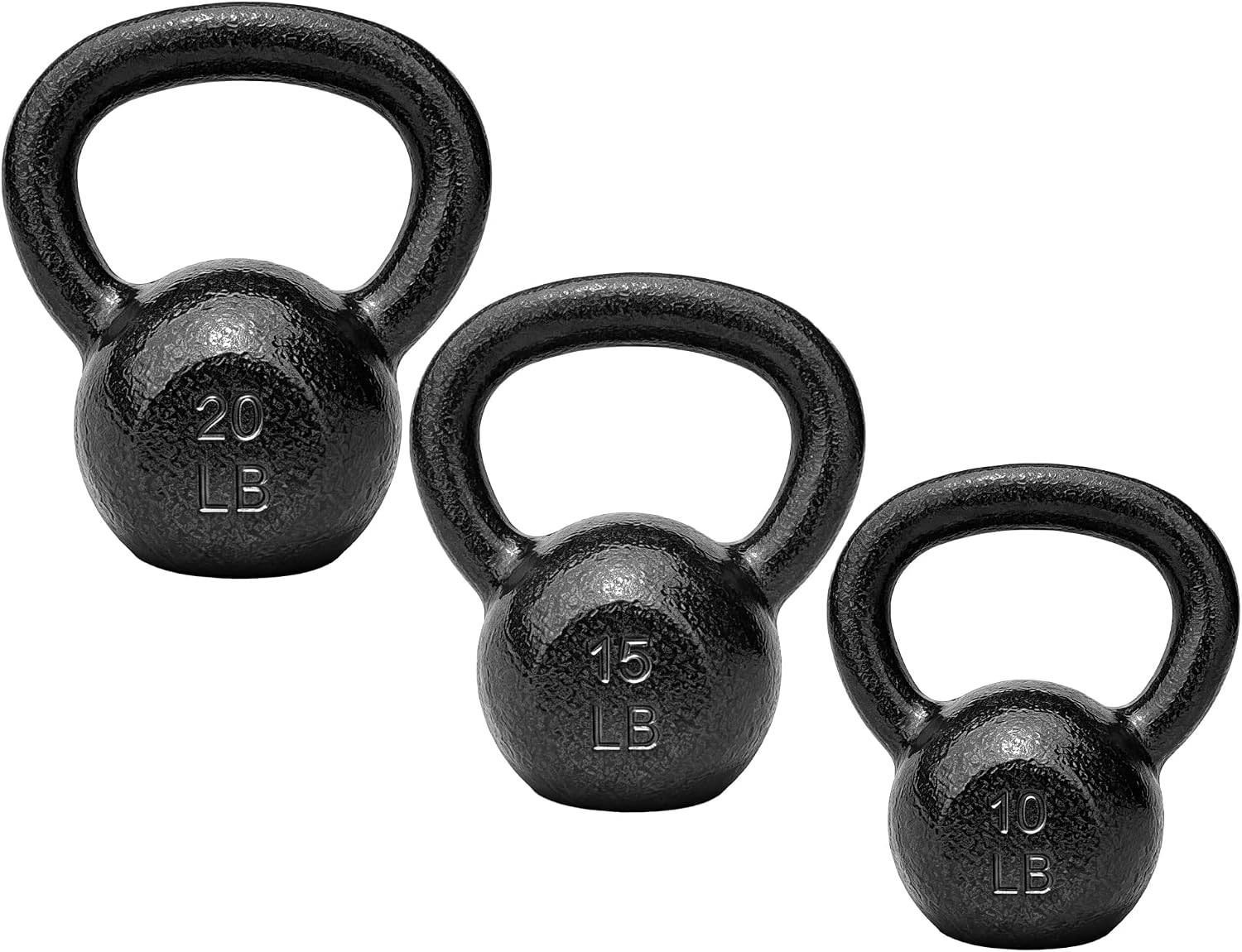 Kettlebell Besi Cor 5-50 LB, K - Kettlebell ulasan dan harga