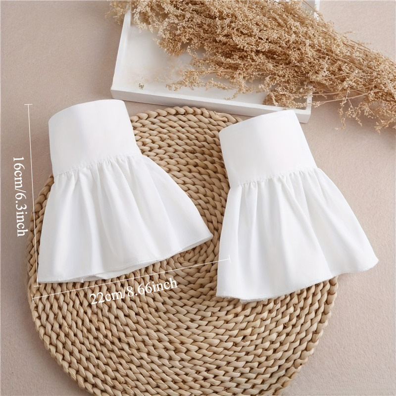 2 Buah Manset Putih Sederhana  - Wrist Wraps ulasan dan harga