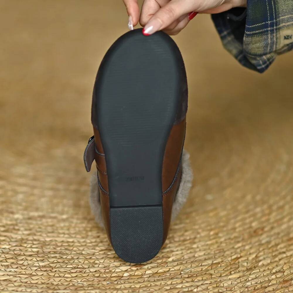 Sepatu Loafer Wanita Kulit Sue - Crossfit Belt ulasan dan harga
